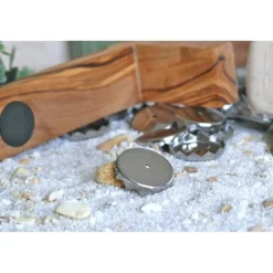 Bad-Accessoires^Olivenholz erleben 10 x Ersatzplättchen für Magnetseifenhalter