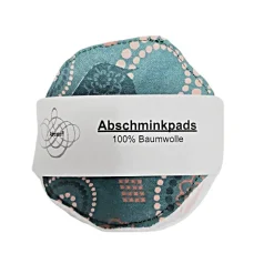 Afrosteff Abschminkpads, Kosmetikpads 5-er Pack, waschbar