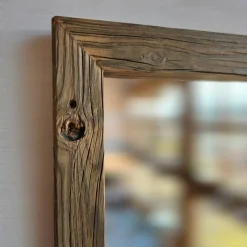 Altholzspiegel Altholz Spiegel S2281 Holzspiegel 51 x 71 spiegel antiko optik Alteiche sonnenverbrannt Holzspiegel upcycling nachhaltig