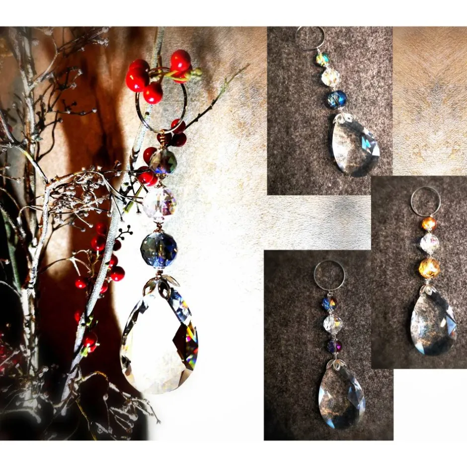Best Tinas Schmucktruhe Anhänger, Herz, Christbaumschmuck, Suncatcher, Dekoration