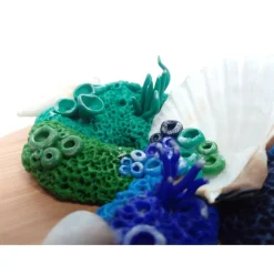 Design Out Of Norm Aufbewahrungsglas "Korallenriff" mit FIMO Skulptur – Unikat & Handarbeit