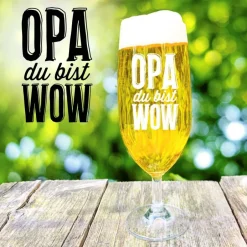 Ankes kreative Suite Bierglas Opa mit personalisierter Gravur Geschenk
