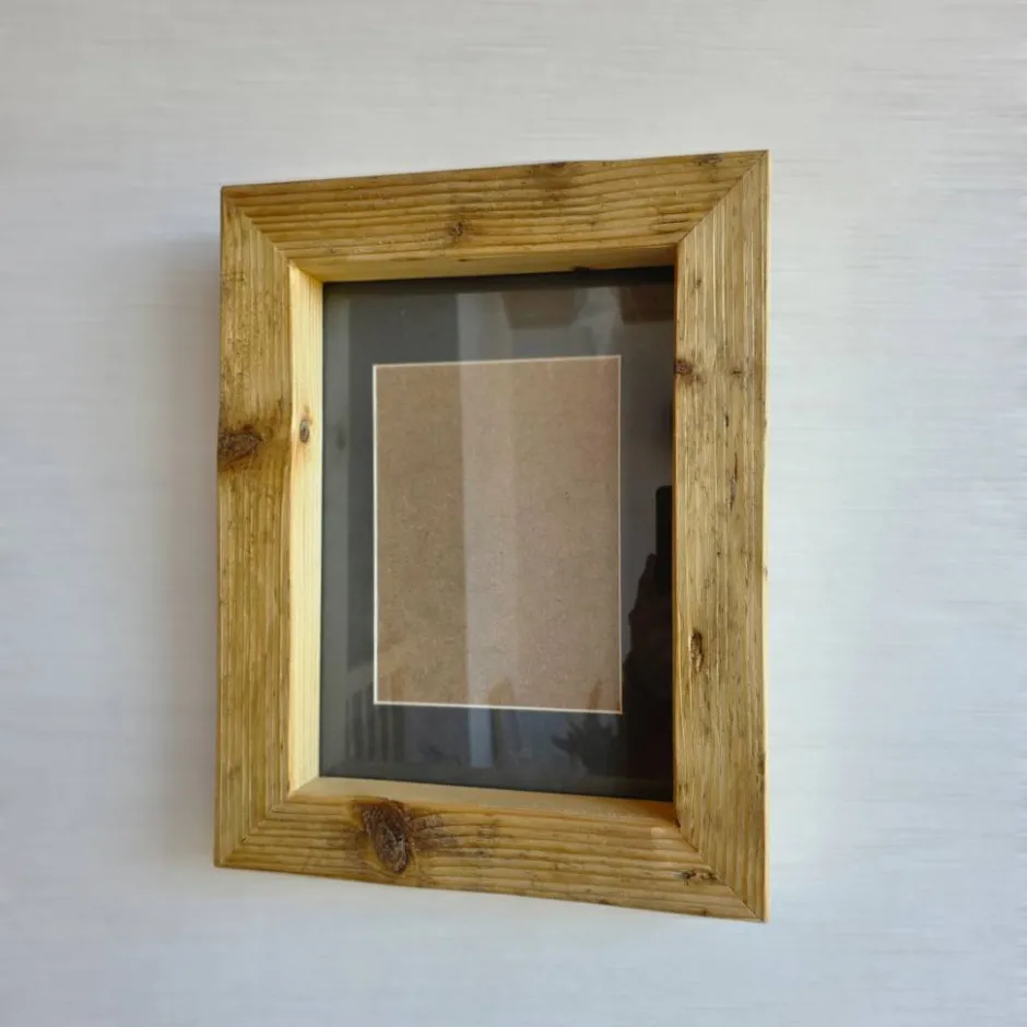 Altholzspiegel Bilderrahmen Holz Altholz alte Bohlen B2274 Loftausführung Altholzbilderrahmen Hochzeit Geschenk Geburt