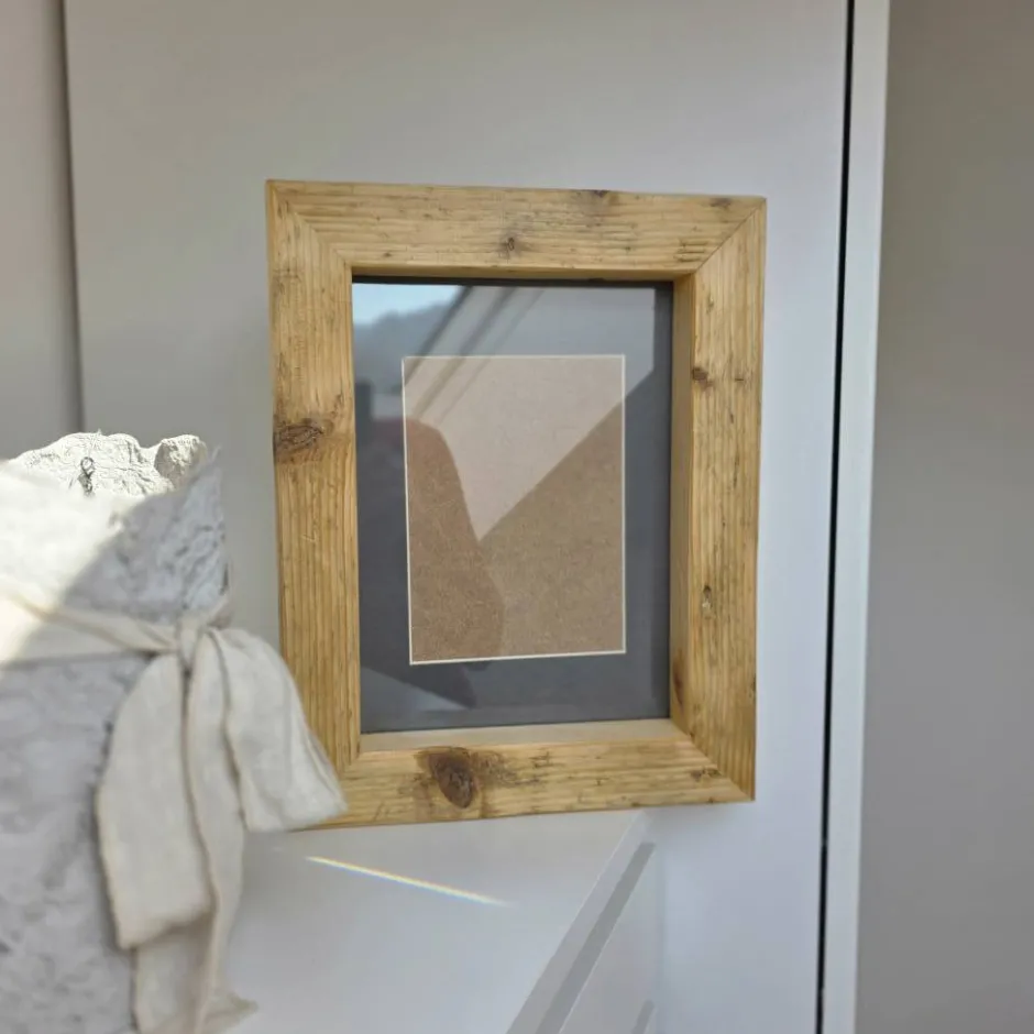 Altholzspiegel Bilderrahmen Holz Altholz alte Bohlen B2274 Loftausführung Altholzbilderrahmen Hochzeit Geschenk Geburt