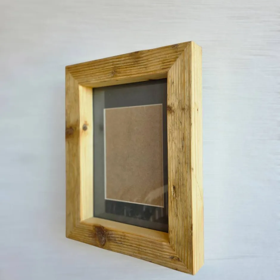 Altholzspiegel Bilderrahmen Holz Altholz alte Bohlen B2274 Loftausführung Altholzbilderrahmen Hochzeit Geschenk Geburt