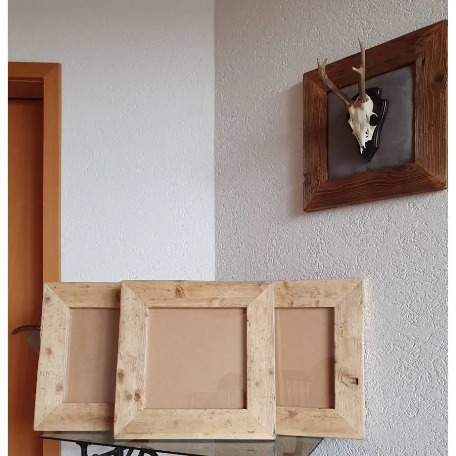 Altholzspiegel Bilderrahmen Holz Altholz Leinwandrahmen Loftausführung Altholzbilderrahmen geeignet für Leinwandbilder Anfertigung 8