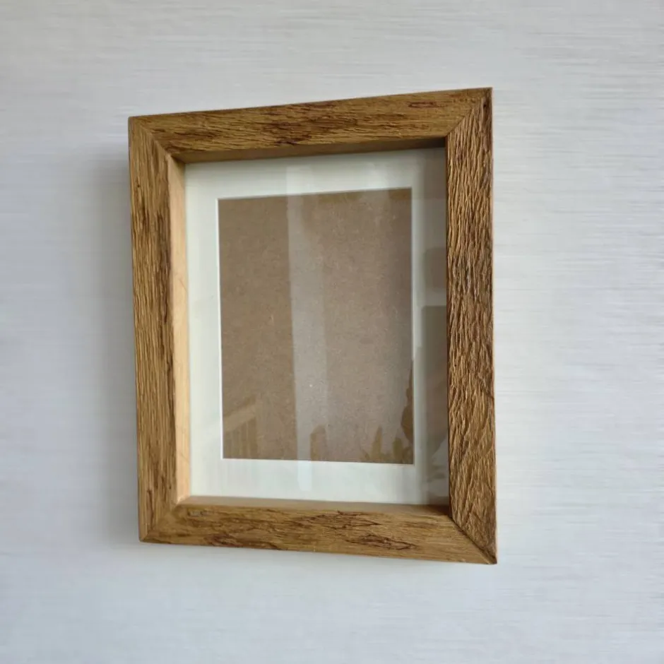 Altholzspiegel Bilderrahmen 30x36 Holz Altholz alte Eiche B2293 Alteiche Altholzbilderrahmen Hochzeit Geschenk Geburt