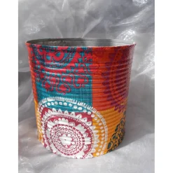 Sale SOULOUs ART Blumentopf Übertopf Tischeimer Geldgeschenk  Seventies Serviettentechnik
