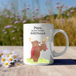 Alisas kreative Ecke BÄRENstark Tasse, Papa BÄRENstark Tasse, Geschenk für Papa, Tasse für Papas, Bären Tasse