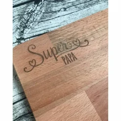 Ankes kreative Suite Brett Frühstücksbrett Papa Vater Vatertag Vesperbrett Schneidebrett Geburtstag Weihnachten Küche Holz Stullenbrett Brotbrett Brotzeit Familie