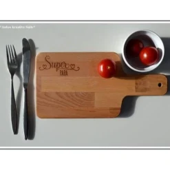 Ankes kreative Suite Brett Frühstücksbrett Papa Vater Vatertag Vesperbrett Schneidebrett Geburtstag Weihnachten Küche Holz Stullenbrett Brotbrett Brotzeit Familie