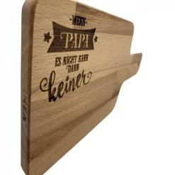Ankes kreative Suite Brett Frühstücksbrett Papa Vater Vatertag Vesperbrett Schneidebrett Geburtstag Weihnachten Küche Holz Stullenbrett Brotbrett Brotzeit Familie