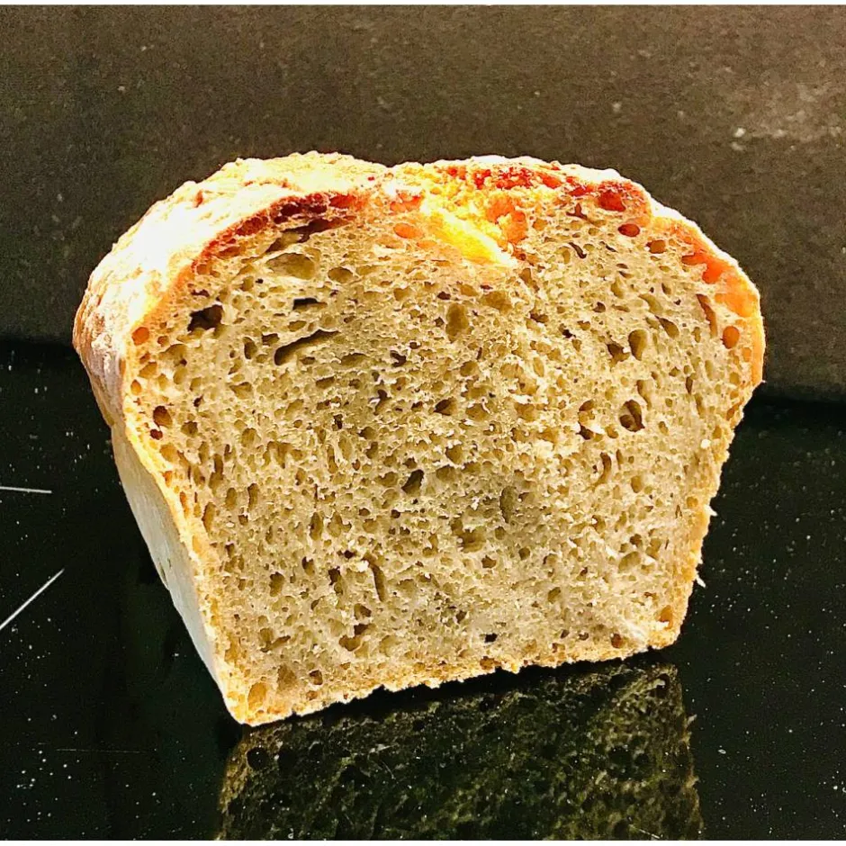 Backzubehör^Tinas Brotmagie & mehr Brotbackmischung ROGGEN-WEIZEN Brotmagie – ohne Zusätze, mit bestem Mehl aus der Mühle Polkenberg