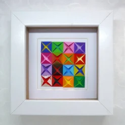 Sale mymohiki Bunte Blintz // Minibild 10 x 10 cm zum Aufstellen oder Hängen