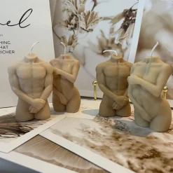 13gramm.store Curvy Body Torso Candle | Home Deko Körperkerze | Mann Frau | Sojawachs | vegan