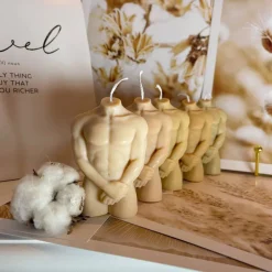 13gramm.store Curvy Body Torso Candle | Home Deko Körperkerze | Mann Frau | Sojawachs | vegan