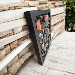Bilderrahmen^Framepox Don Papa Rum Wandbild 3D – Broken Bottle Art mit Epoxidharz – Bar Deko & Mancave Wandkunst – Upcycling Unikat