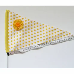 Clearance Dorotheas-Handarbeiten Fahrradwimpel, Wimpel mit Blume, Blümchen Wimpel Dreirad, Fähnchen Kinderwagen, Wimpel, Wimpel Dreirad, Kinderwagen, kle