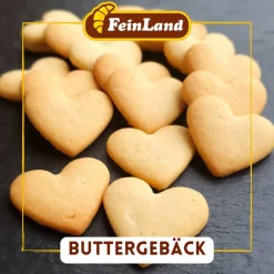 FeinLandsKeksbar Feingebäck 800g  (37Eur pro Kg) Präsentdose Kekse und Plätzchen wie selbstgebacken von FeinLand