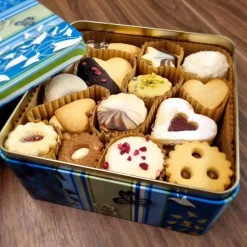 FeinLandsKeksbar Feingebäck 800g  (37Eur pro Kg) Präsentdose Kekse und Plätzchen wie selbstgebacken von FeinLand