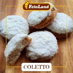 Outlet FeinLandsKeksbar Feingebäck 600g zu Muttertag (38Eur pro Kg) in Präsentdose mit Blumengruß, Plätzchen wie selbstgebacken von FeinLand