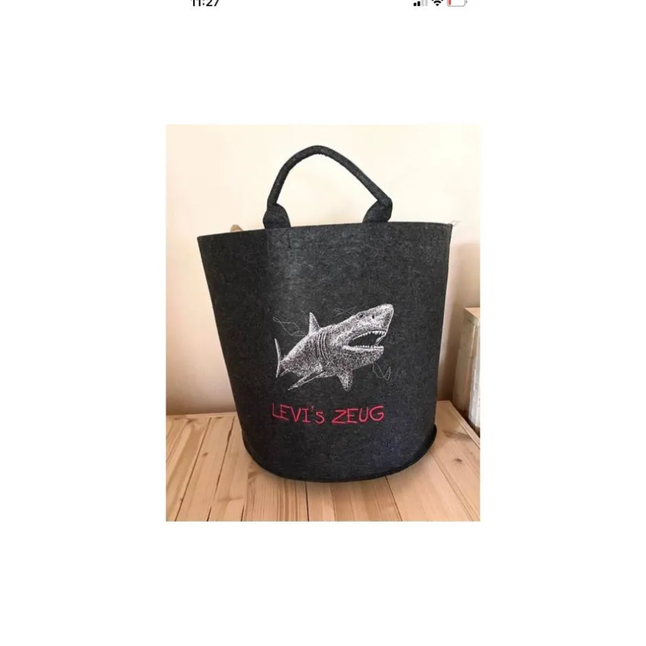 Clearance Micha-myshop Filzkorb ,Gr.L,personalisierte Geschenke, Aufbewahrung, Wäschekorb, Spielzeugaufbewahrung