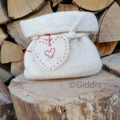 GIDDIS FILZBOUTIQUE Geschenkverpackung Filzsäckchen, Utensilo