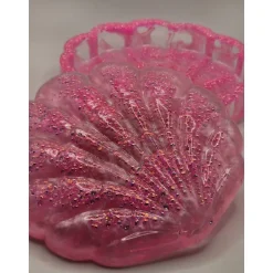 Kisten & Boxen^FreakyEpoxy Große Muscheldose Pink