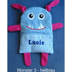 Hot Nevobee Großes Monster - Sorgenmonster - mit Reissverschluss