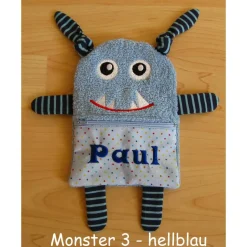 Hot Nevobee Großes Monster - Sorgenmonster - mit Reissverschluss