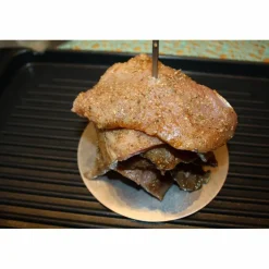 Der Grillkasper Gyrosspieß 2go Grill Türmchen Kebab Spieß  Kebabspieß Edelstahl Gyros 2 teilig