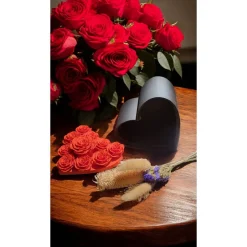 Clearance firlefanz Oderbruch Herzdose mit Rosen – Stilvolles 3D-Deko-Geschenk aus Bio PLA