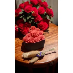 Clearance firlefanz Oderbruch Herzdose mit Rosen – Stilvolles 3D-Deko-Geschenk aus Bio PLA