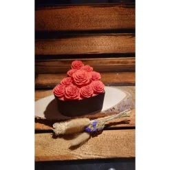 Clearance firlefanz Oderbruch Herzdose mit Rosen – Stilvolles 3D-Deko-Geschenk aus Bio PLA