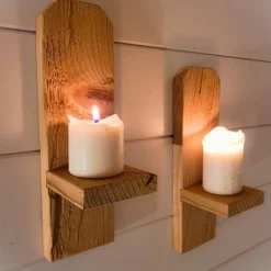 1959 Design Holzregal im Altholz Design