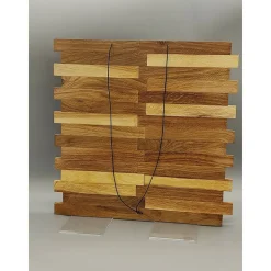AMEA Näh- und Bastelstube Holzschild mit Spruch "Zuhause ist..."