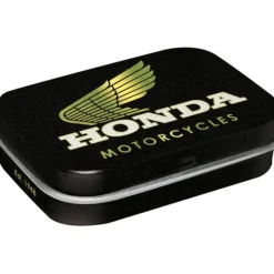 Discount Antik und Kultiges Honda Pillendose klein – Hochwertige Stahlblechdose mit Pfefferminzdragees