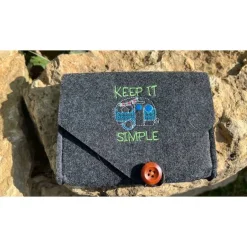 Hot Sandras KreativOase Kartenspieletui, Kartenhülle, Spielkarten, Spiel-Kartenetui Camper, Kinder,