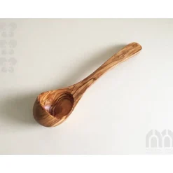 Best medina mood Kelle Länge wählbar 25/30/35 cm, Suppenkelle, Schöpflöffel, Saunakelle, aus Olivenholz in Handarbeit