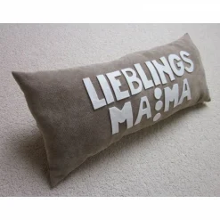 aller-hand Kissen LIEBLINGS-MAMA-beige