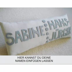 aller-hand Kissen MEINE SEITE/ DEINE SEITE-Personalisiert