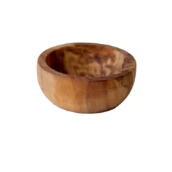 Olivenholz erleben Kleine Salzschale aus Olivenholz Ø 4 cm