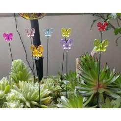 Clearance es-schmuckdesign Kleine Schmetterling Blumenstecker Pflanzenstecker