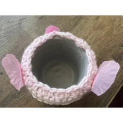 DiyDrei Kleiner Deko Übertopf im Schweinchendesign