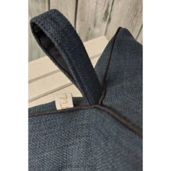 TiLuLy - Kreative Ideen Leseknochen (Farbbeispiel navy) Kissen Polstercanvas in 36 Farben