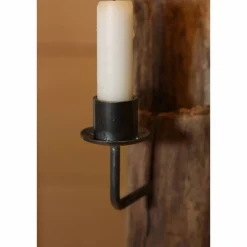 Outlet Holzdeko-Isny Metall Kerzenhalter zum eindrehen, massive Ausführung. Für Stabkerzen und Teelichter