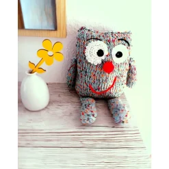 Lambela Monster Kuschelmonster gestricktes Amigurumi 28 cm