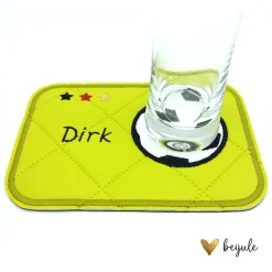 beijule Mugrug, Tassenuntersetzer Fussball Personalisierbar