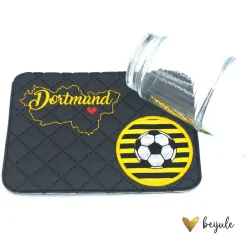 Fußball^beijule Mugrug, Tassenuntersetzer Dortmund