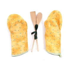 Afrosteff Ofenhandschuhe 2-er Set, Topfhandschuhe